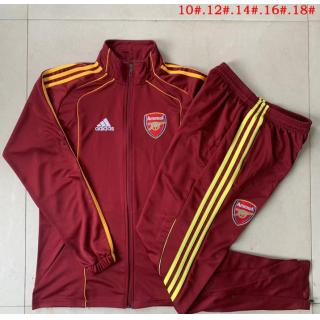 Chándal Arsenal 2025/26(Retro Red Long Zipper) - NIÑOS